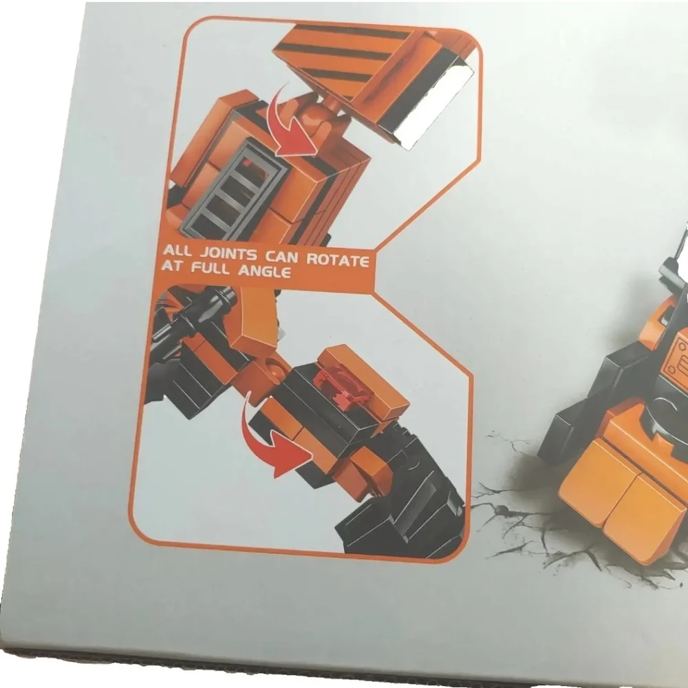 New Engineering Building Block Set Florklift Tranforms Robot 452 Pcs Boy Gift